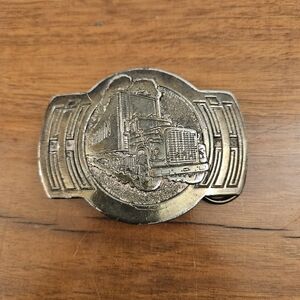 Vtg Semi Truck Long-Haul Trucker 1976 The Great American Belt Buckle Limited Ed.